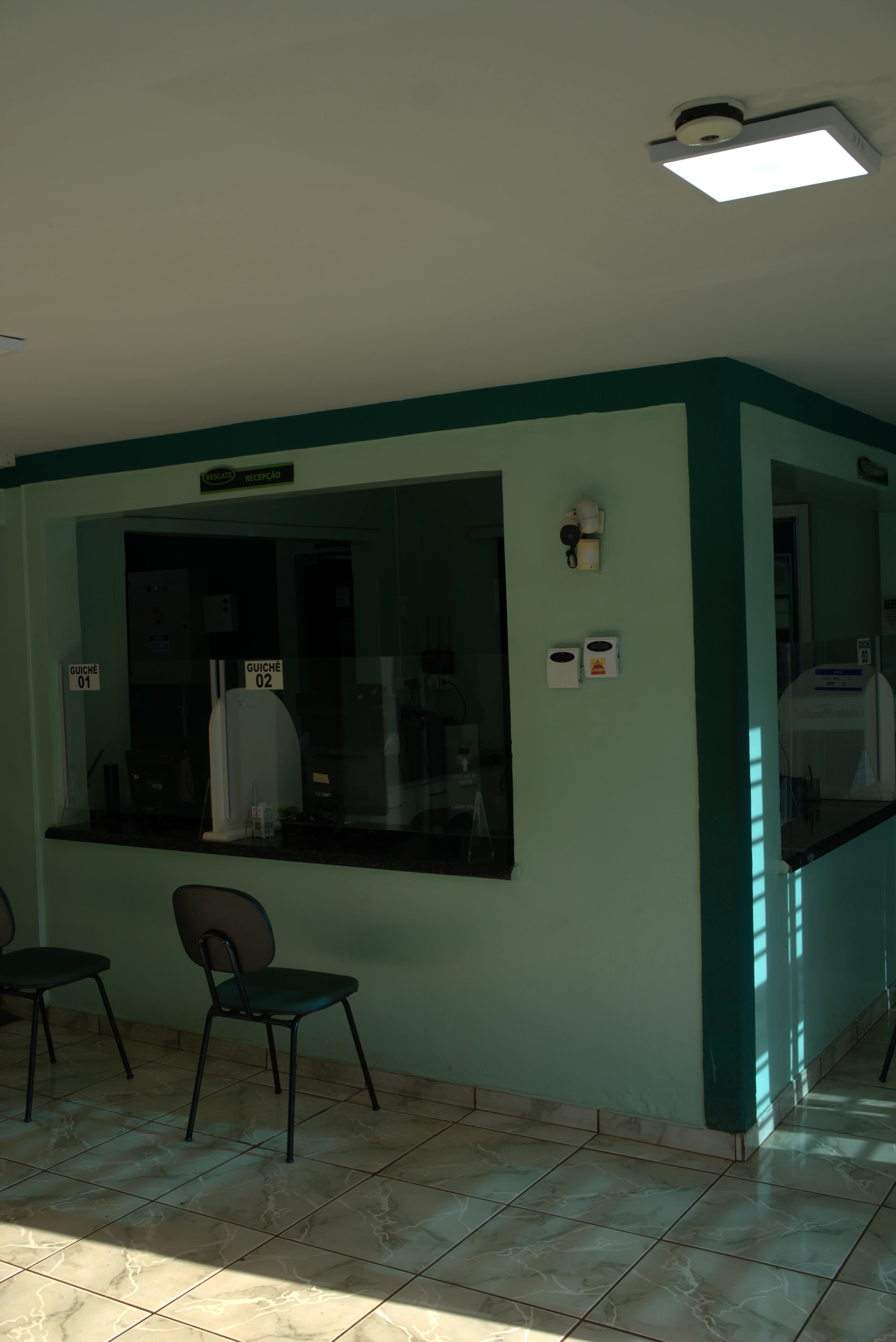 Recepção ampla e acolhedora